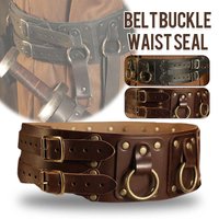 Wide Medieval Corset Belt Adult Child Human Cosplay Costume Props Knight Warrior Waistband Steampunk Medieval Pirate Larp