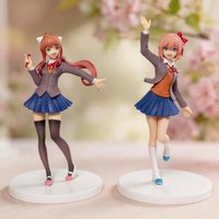 Figurki Anime Sayori Monika, 17 cm (6,69 cala), Statuetka PVC, Ozdoba na Biurko, Kolekcja, Model Statuetki, Dekoracja Pokoju, Zabawki na Biurko, Prezenty