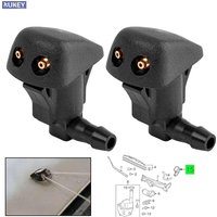 Xukey 2Pcs/Set Front Windshield Water Washer Jet Nozzle Sprayer For Mazda 3 6 5 MK2 2006 2007 2008 2009 GK2C67510B GJ6E-67-510B