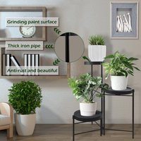 3/4/5 Tier Plant Stand Stand Flower Shelf Planter Rack Indoor For Flowers Metal Storage Shelf Display Stand Multiple Flower Pot