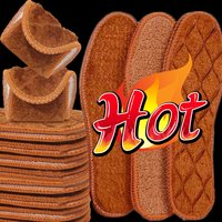 Winter Alpaca Wool Insoles Soft Plush Warm Thicken Foot Thermal Shoe Insole for Women Men Breathable Snow Boots Shoes Heat Pads