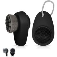 Double Sided Facial Cleansing Brush with Nylon Bristles and Silicone Head for Deep Pore Exfoliating Massage Face Skin Care Tools