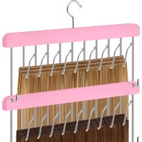 Hair Extension Holder Hair Extension Hanger For Full Length Weft Pro Hair Rack Holds Multi-Layer For Styling,Washing,Drying