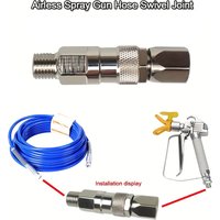 Airless Sprayer Hose Swivel Joint 1/4" NPS for Adaptors Airless paint spray gun parts High Pressure Pipe Connector Accessories