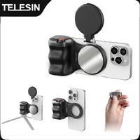 TELESIN téléphone magnétique caméra tirer poignée support pour téléphone aide au tir poignée de télécommande pour téléphone intelligent iPhone Android