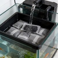 10/20/40pcs Aquarium Activated Carbon Bags Fish Tank Filter Activated Carbon Bags Filter Media Water Purifying Removes Odor