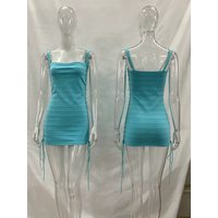 Fashionable Socialite Style Suspender Dress Bandage Design Sexy Openwork Side Bandage Hip Skirt Waist 2026 Ins