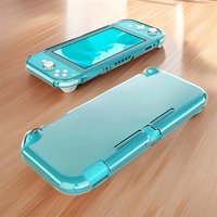 NS Switch Lite TPU Case Crystal Clear TPU Cover Shockproof Transparent Protector Compatible Nintendo Switch Lite Game Console