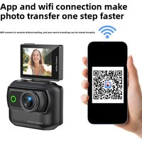 New popular wifi outdoor sports camera mini thumb camera magnetic back clip handheld camera vlog