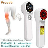 Frovab Class 4 Cold Laser Therapy Machine 660nm 810nm 980nm Red/NIR Light for Pain Management Home Professional Physiotherapy