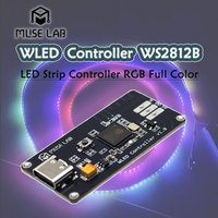 MuseLab WLED Controller WS2812B LED Strip Controller RGB Full Color Open Source Cable Optional