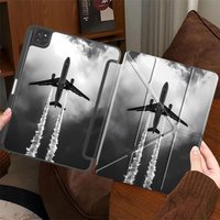 Airplane In The Sky Holder Cover Tablet Case For iPad Pro 2025 Air 4 5 M3 M2 M4 11inch Pro 11th 10th 9th 8th 7th 12.9inch Mini 6