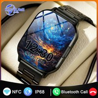 Ultra Thin Smart Watch Man Women Screen Always Display Time Sports Bracelet Bluetooth Call Fashion Smartwatch Health Custom dial