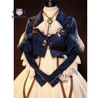 Violet Evergarden Cosplay Costume Anime Violet Evergarden High quality women gorgeous dress coat tie props Halloween uniform