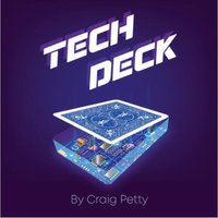 Tech Deck By Craig Petty Close Up Magic Tricks Illusions Poker Card Magic Props Magician Professional High Tech Magic Device Fun
