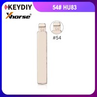 10Pcs/Lot #54 Uncut HU83 Remote Key Blank Flip VVDI KEYDIY Lishi Xhorse KD Blade For Citroen C3/C4L/C5 Peugeot 301/307/308/408