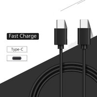 PD 60W Fast Charging Cable USB-C to Type C For IPhone 16 15 Samsung Xiaomi Huawei Type C Data Line White Black 1M 2M 3M