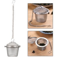 Tea Spice Strainer Stainless Steel Reusable Multifunction Teakettle Locking Tea Filter Mesh Herbal Ball Seasoning Ball