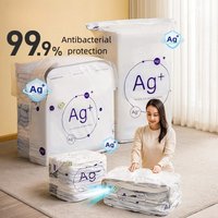 Antybakteryjne worki próżniowe Nie ma potrzeby pompy Duża plastikowa torba do przechowywania przechowywania ubrań Koc Torba kompresyjna Akcesoria podróżne
