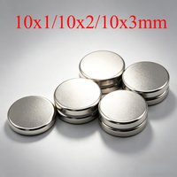 10x1/10x2/10x3 mm Round Magnets – Small Disc Magnets Ideal for Craft Projects, Office, Fridge, Home, and Workshops