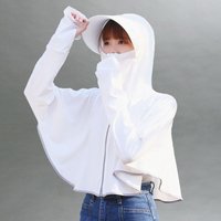 AliExpress NONE Summer New Cloak Sunscreen Clothing Cycling UV Protection Women's Breathable Sunscreen Cover Shirt Ice Silk Thin Edition