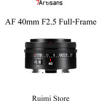 7Artisans 40mm f2.5 Full Frame AutoFocus Lens For Mirrorless Cameras