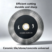 115-125mm Turbo Diamond Saw Blade Thin Cutting Disc for Ceramic Granite Marble Cutting Grinding