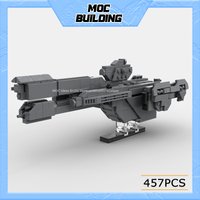 MOC Building Blocks Space Series Forward Unto Dawn Frigate Airship Model DIY Assembled Bricks Creative Toys Collection Gifts