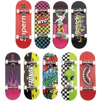 32mm Wooden Fingerboard Set Complete Finger SkateBoard with Alloy Truck Bearing Wheels