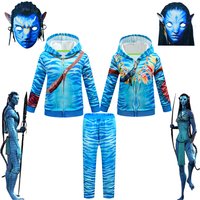 Avatars Costume for Kids Cosplay Alien Children Boy and Girl Avataring The Way of Water Christmas Halloween and Masquerade Party