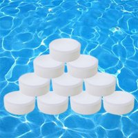 New 50pcs/bottle Swimming Pool Cleaning Tablet Chlorine Bromine Tablets Cleaner Swimming Spa Household Cleaning Supplies