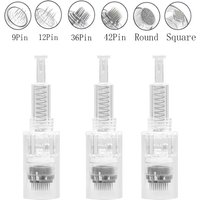 10pcs 12pin/36pin Microneedling DermaPen Needles Screw Cartridge Replacement Heads Microneedling Tattoo Needles Nano MicroNeedle