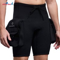 New 3mm Neoprene Diving Shorts Men Women Tech Diving Large Pocket Thermal Warm Pants Snorkel Surf Sail Diving Equipment