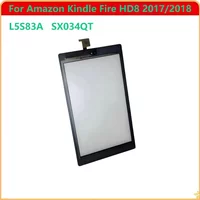 New For AmazXX Kindle Fire HD 8 2017 2018 7th 8th Gen 8.0" SX034QT L5S83A Touch Screen + OCA LCD Front Glass Panel Replacement