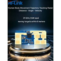 HLK-LD2454 HLK-LD2454 KIT Max distance 8m 24G Single-transmitter Dual-receiver Multi-target Human Moving Trajectory Tracking