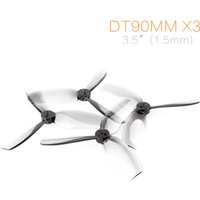 4pcs HQProp DT90MMX3 (3.5”) 90mm Propeller 3-Blades 1.5mm Motor Shaft For GEPRC CineLog35 Drone 3.5 Inch DIY RC FPV Quadcopter