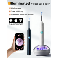 Digital otoscope,Ear Wax Cleaner Camera,endoscope camera,Safe Earwax Removal Endoscope with 15M Camera,Ear Cleaning Tools