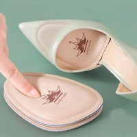 Women Forefoot Pad Relief Forefoot Insert Half Size Insoles Non-slip Sole Shoe Breathable Sweat Absorbing Foot Pads for Shoes
