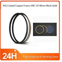 NiSi Coated Copper Frame UNC UV Mirror Black Gold Dual Color 49/52/58/62/67/72/77/82mm Micro SLR Camera UV Filter