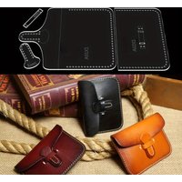 4Pcs/set DIY Acrylic Sewing Patterns Business Card Template Set for Leather Card Holder Coin Purse Handcrafts
