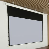 SCREEN PRO 4K Motorized Tension Projector Screen 84-120 Inch 3C Anti-Speckle Projection Screen for RGB Triple-Laser Projectors