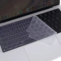 Clear Ultra Thin TPU Keyboard Cover for MacBook Air 13 inch M4 M3 M2 M1 Chip and Pro 16 inch US Layout A2251 A2289 A2338 A2141
