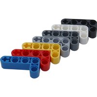 MOC 32140 Liftarm Assembles Particles 10PCS Technical Building Blocks Part Beams Bent Thick L-Shape 2x4 Arm High-Tech DIY Bricks