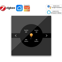 Shineknot Tuya Zigbee Smart Switch Automation Residential Smart Electrical Switch 4gang4 Way Alexa With Voice Command