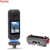 Adapter Base for Insta360 X4 Air/Ace Pro 2/X5 Camera Foldable Quick-release Plate 1/4 Thread Universal Port Tripod Mount Base