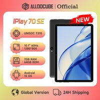 ALLDOCUBE iPlay 70 SE Unisoc T310 10.1'' 60Hz Display 7GB(3GB+4GB Virtual) RAM 64GB ROM 5500mAh LTE Tablet Android 15