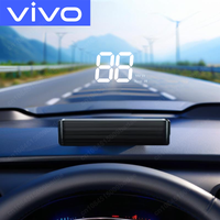 VIVO 2025 In-vehicle Speedometer HUD Head Up Speed Mete Display Digital GPS Compass Multifunctional Car Windshield Projector NEW