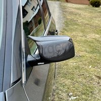 for BMW E60 E61 E63 E64 5 6 Series Model 2004-2010 Carbon Fiber Car Rear View Door Wing Mirror Side Mirror Cover Caps Shell Case