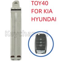 10PCS Orignal Flip Key Blade Car Key Blank For Kia Rio K3 Shortage Optima Cadenza Sedona Hyundai TOY40 Toy48 HY22 Car Key Blade