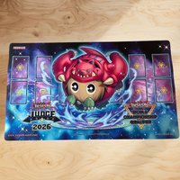 600x350mm YGO Griffoh Theme JUDGE 2026 Trading Card Playmat Yu-Gi-Oh! 1.5mmNoSeamEdge Single Rubber Board Game Card Mat Toy Gift